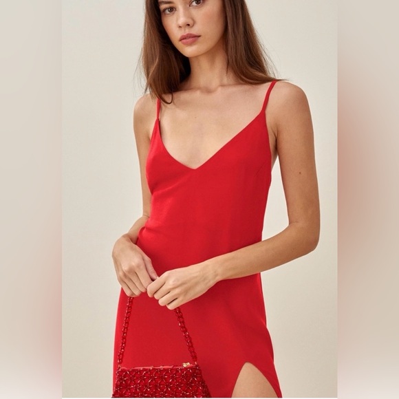 Reformation Dresses & Skirts - Sold **** Reformation Marlowe dress in cherry red NWT Medium